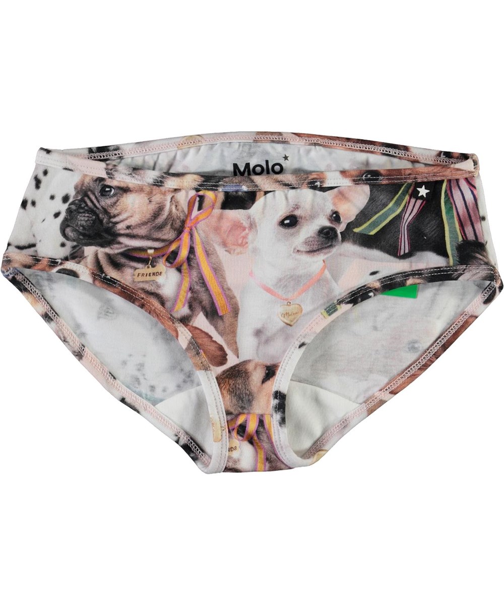 Jane -  Puppy Love - Økologiske underbukser med hunde print