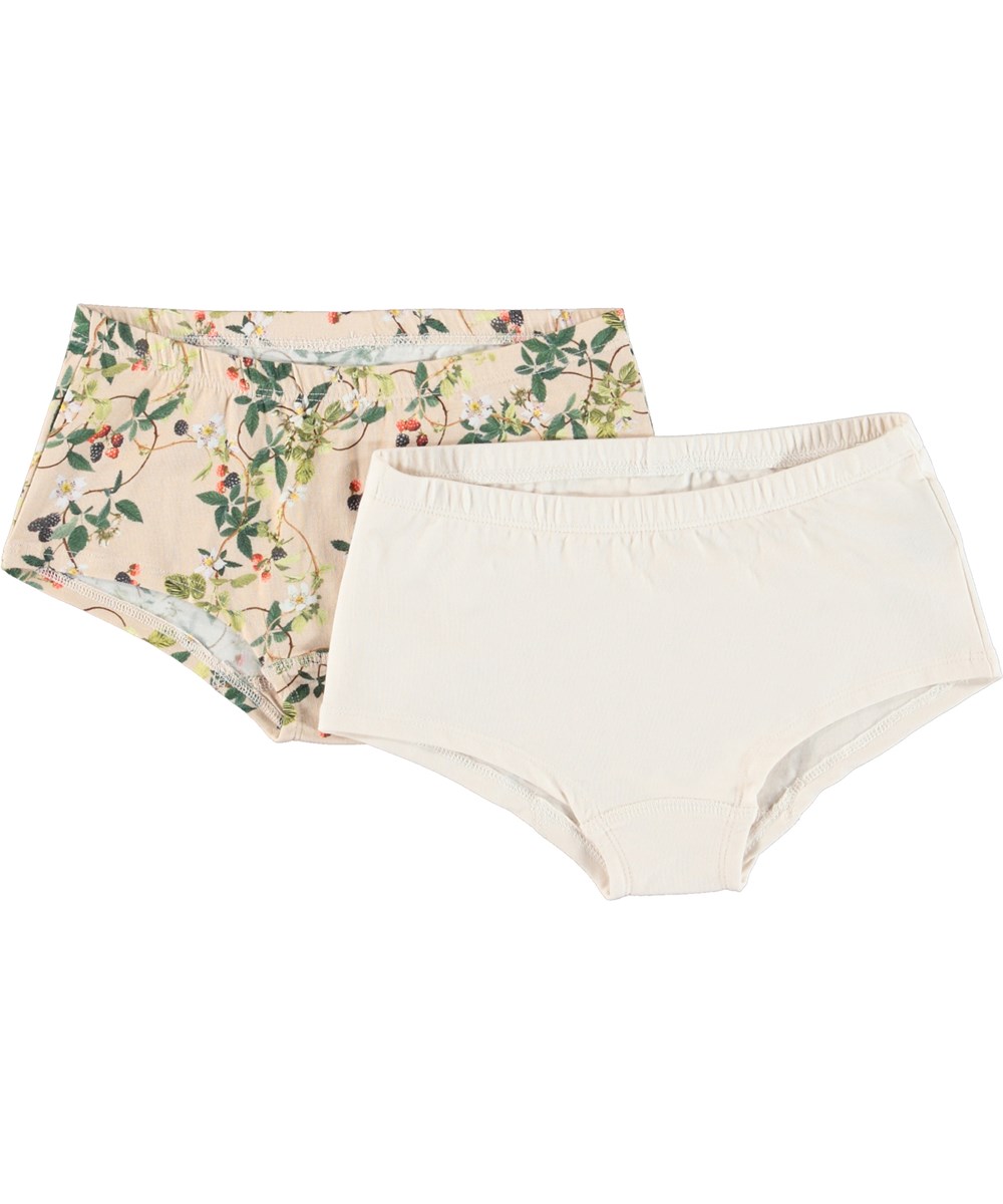 Jemma 2-Pack - Bramble Dust - 2-pack rosa underbukser med en bred pasform 