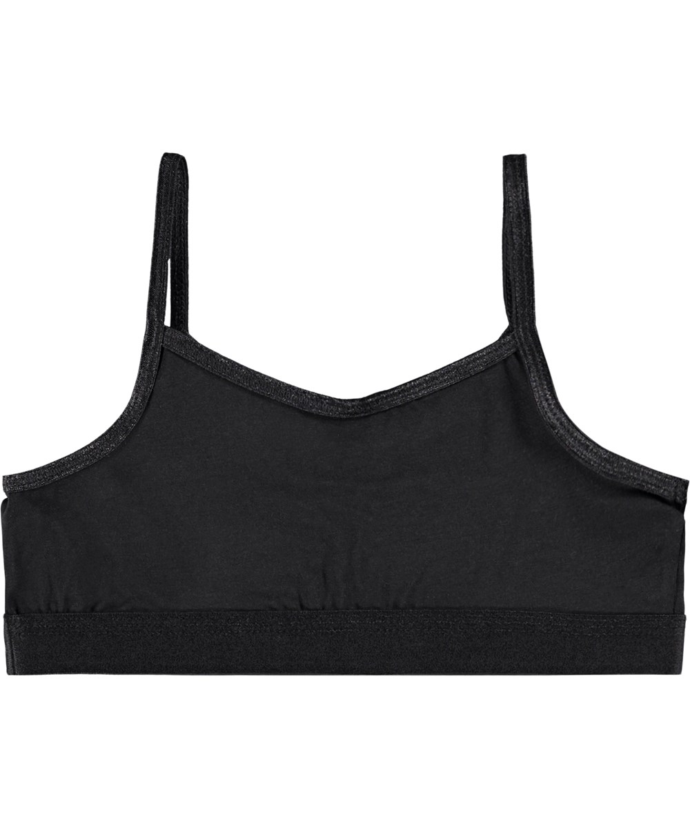 Jinny Set - Black - Økologisk sort sæt undertøj