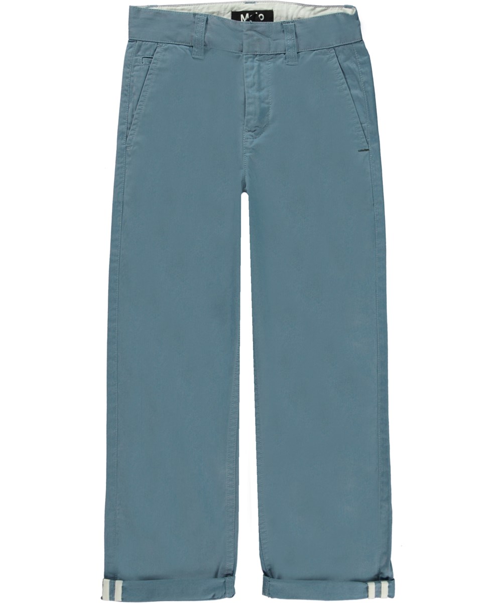 Ace - Atlas Blue - Klassiska dusty blå chinos.
