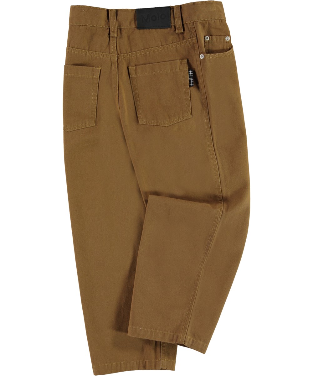 Aiden - Oak - Ljusbruna baggy chinos.