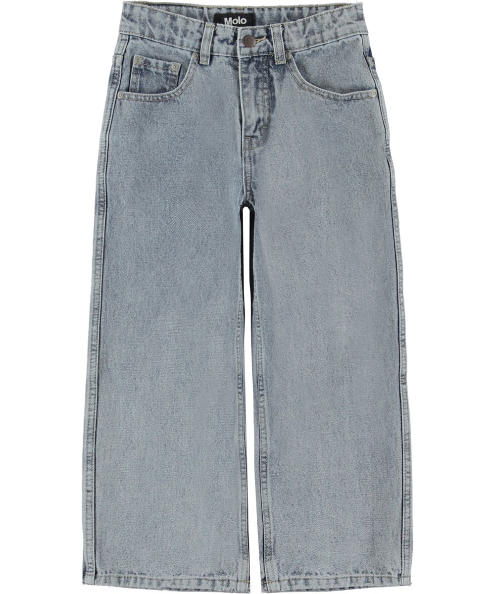 Aiden - Light Stone Denim - Ljusa baggy jeans.
