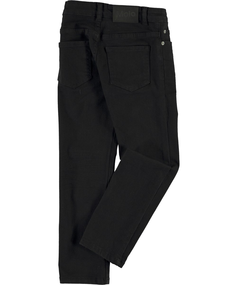 Alon - Black - Svarta lösa jeans