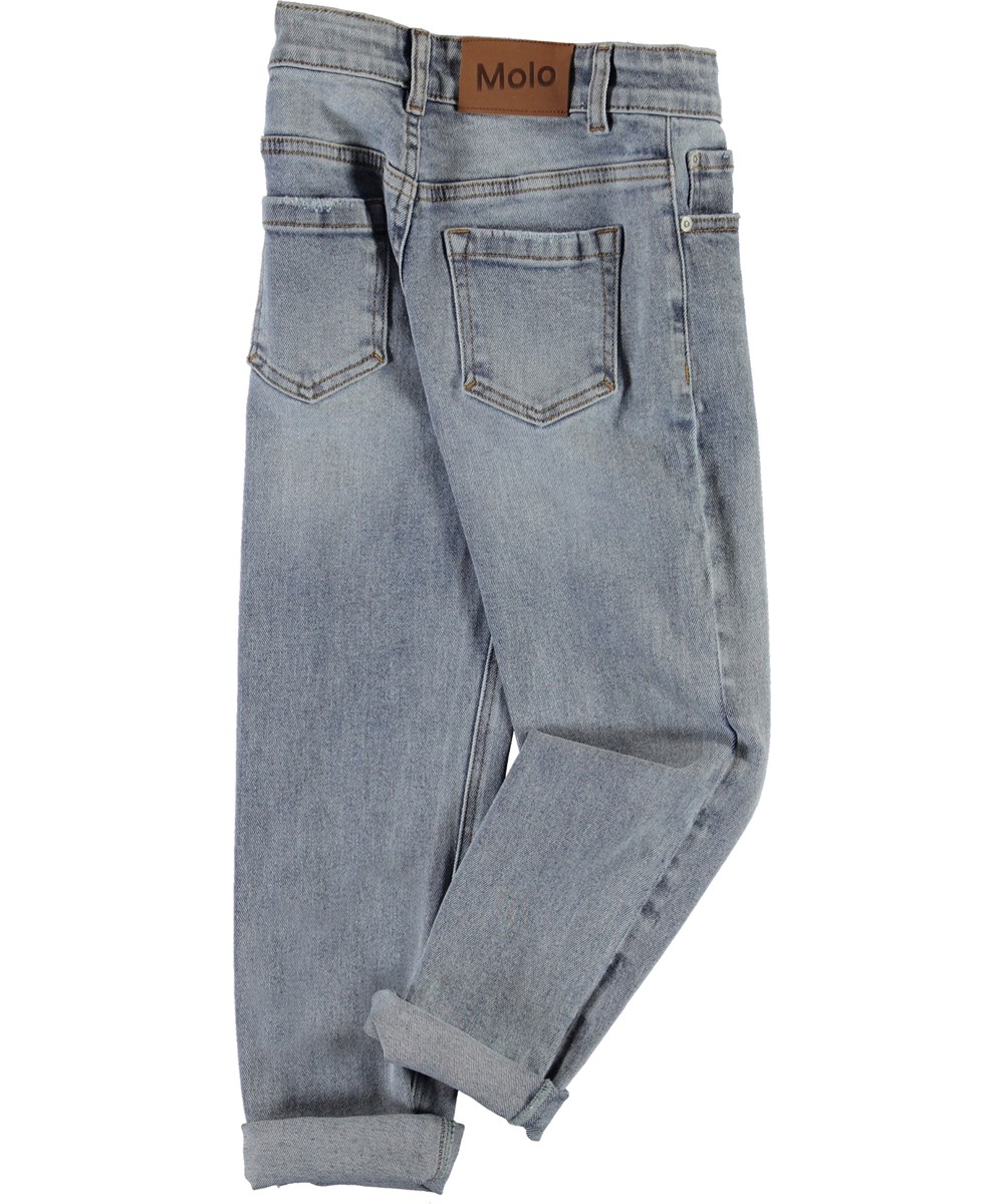 Andy - Stone Blue - Blå jeans med lös passform