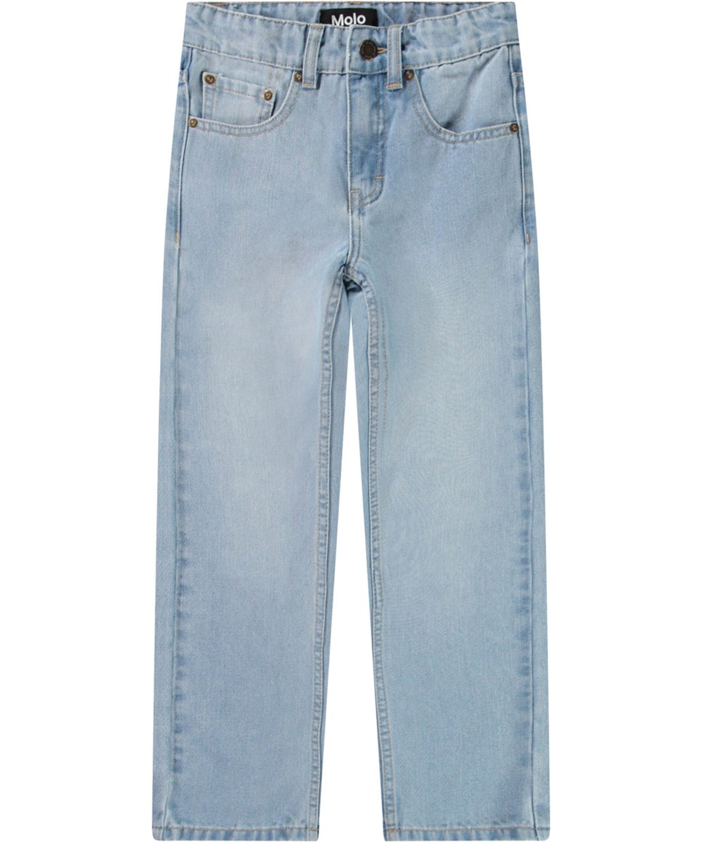 Andy - Lightblue Denim - Ljusblå jeans med stretch för barn.