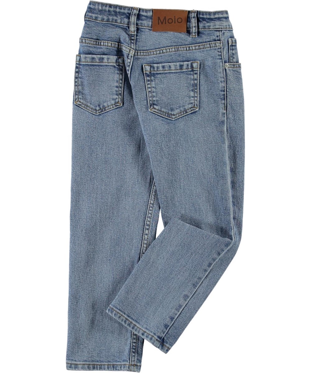 Andy - Stone Blue - Blå jeans med lös passform