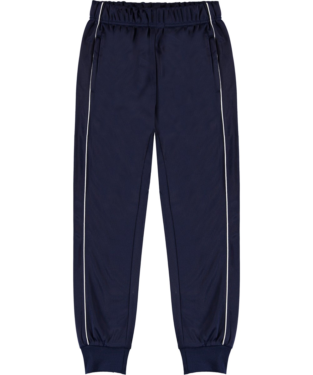 Aubin - Sailor - Mörkblå trackpants med vit rand