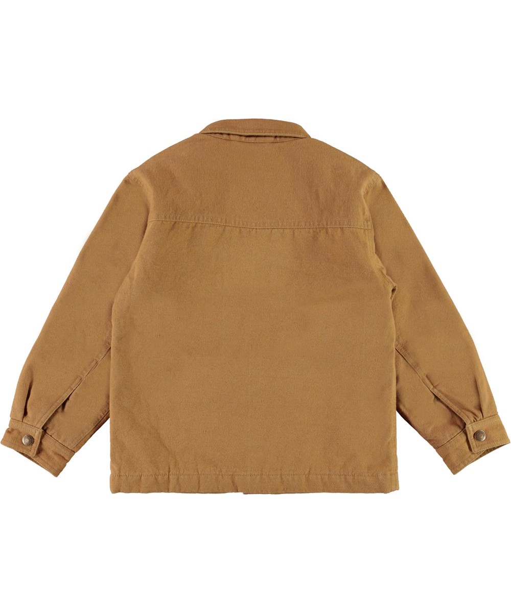 Henley - Sandstone - Sandfärgad overshirt med fickor 