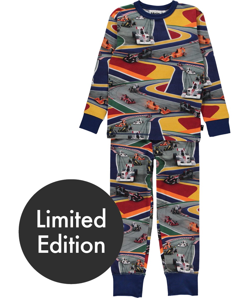 Tedo - Full Speed - Pants and blouse with car print