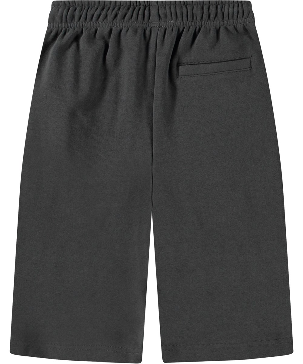 Addo - Unexplored - Grå basketshorts i ekologisk bomull för barn.