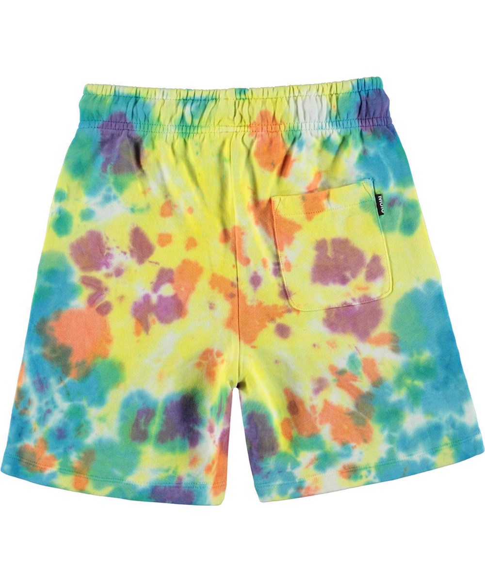 Adian - Colour Smash - Sweatshorts i multifärgat mönster.