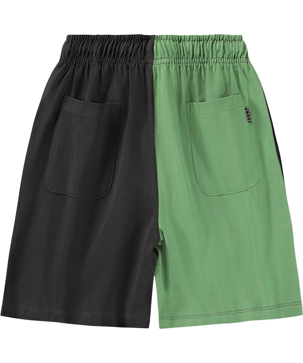 Adiano - Check Mix - Flerfärgade shorts för barn i ekologisk bomull