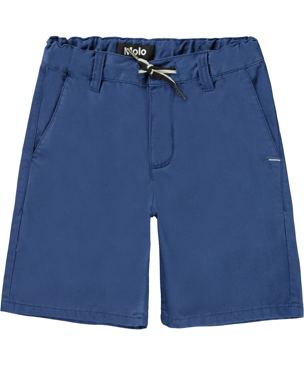 Ajvin - Naval Blue - Mörkblå shorts.