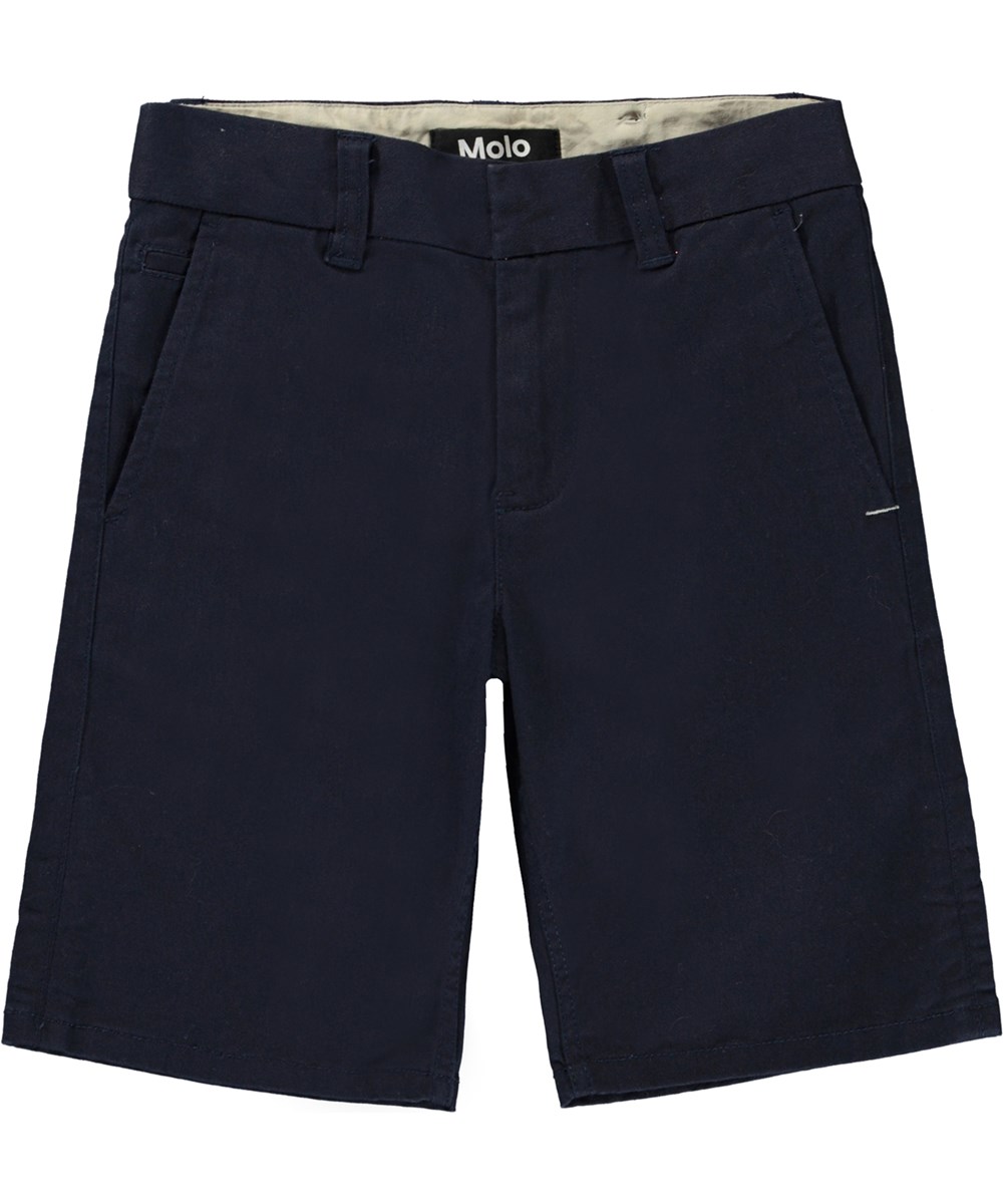 Alan - Galaxy Blue - Mörkblå chinoshorts