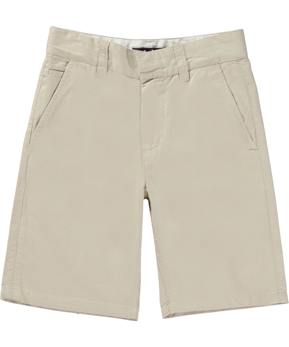 Alan - Overcast - Beige chinoshorts.