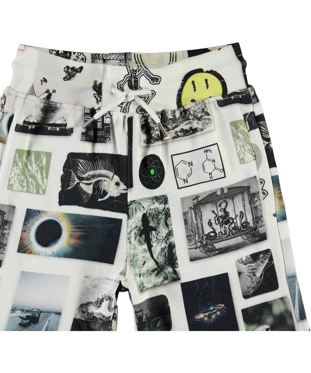 Alw - Scrapbook - Shorts med foto-tryck
