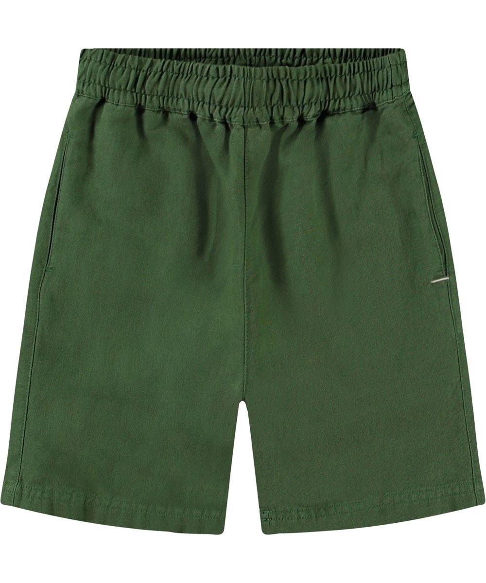 Amal - Rubber Tree - Gröna shorts för barn.