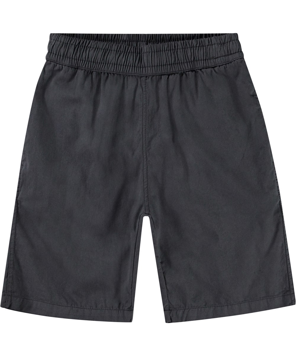 Arrow - Unexplored - Mörkgrå shorts i ekologisk bomull för barn.