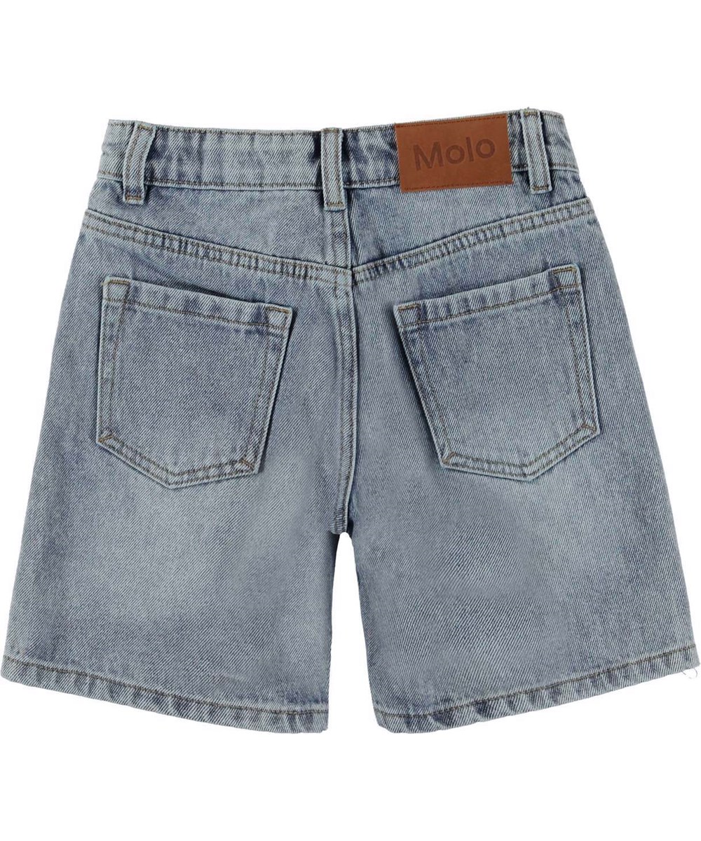 Avian - Hv_Washed Denim - Denimshorts i ljus tvätt.