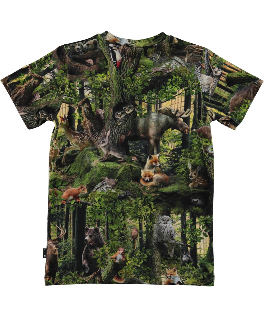 Ralphie - Forest Life - Ekologisk t-shirt med skog och djur