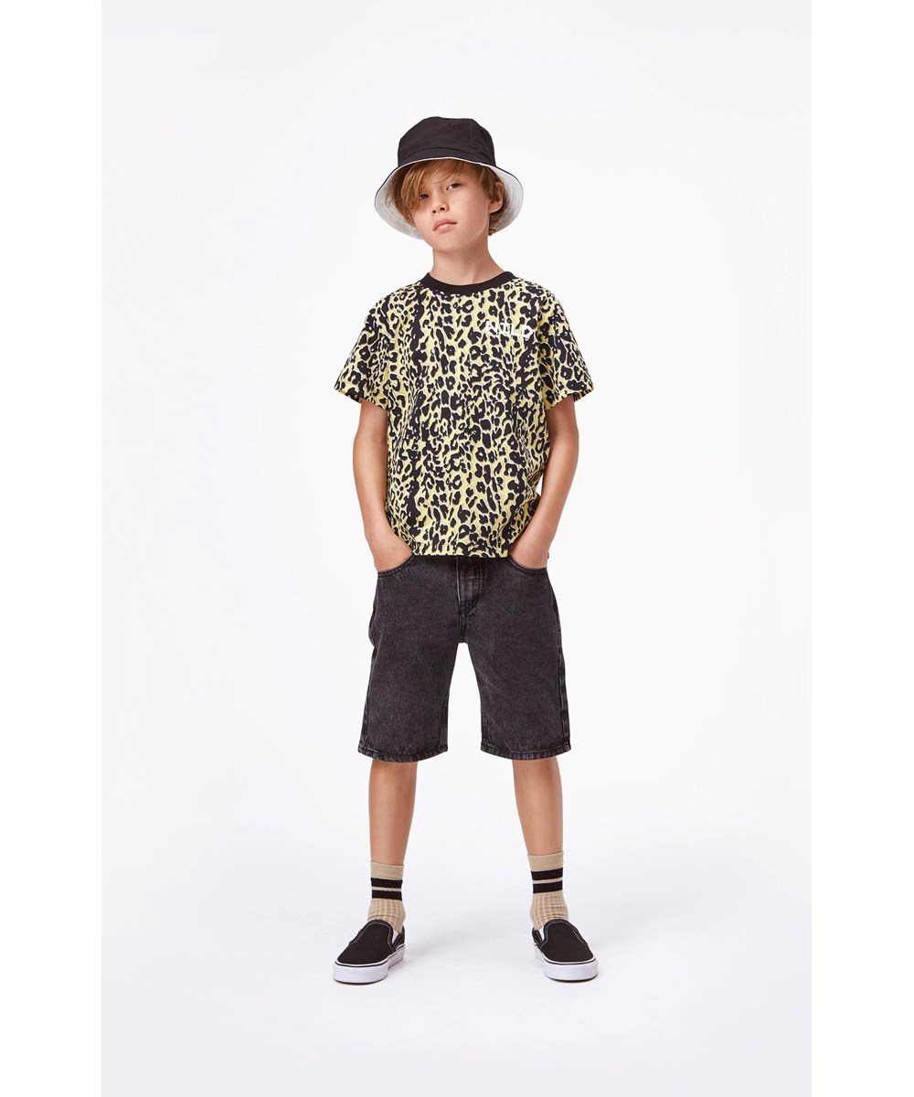 Rame - Shadow Leopard - Gul och svart leopard t-shirt