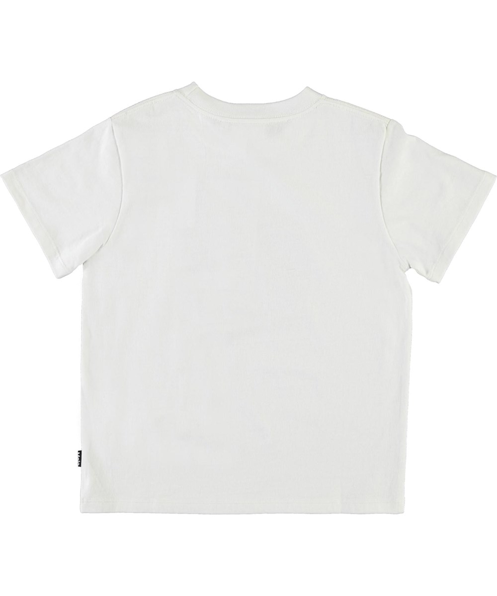 Rame - Spray Blob - Vit t-shirt med svart och rosa spray