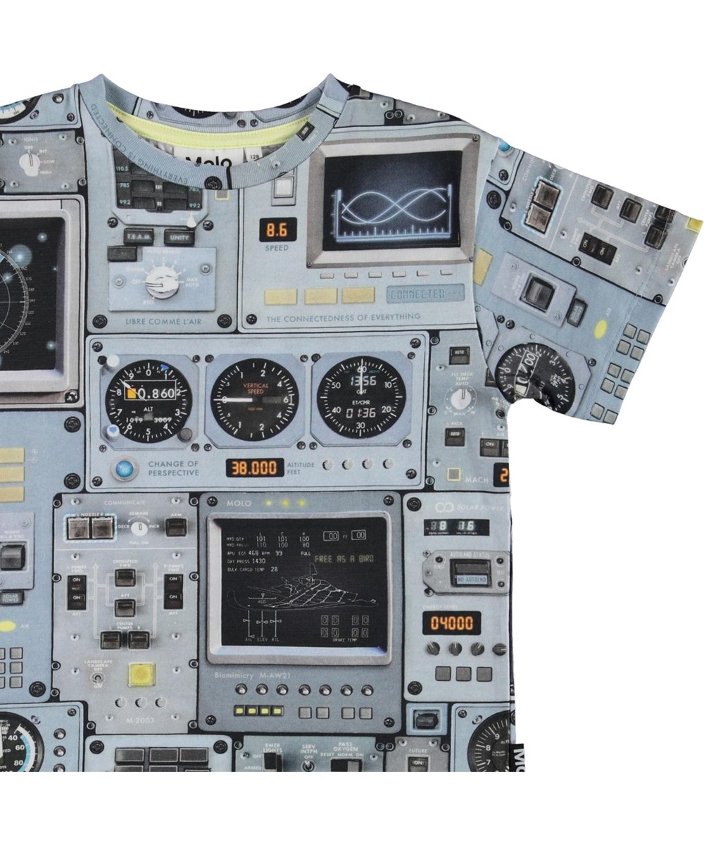 Rasmus - Cockpit - Ekologisk t-shirt med cockpit print