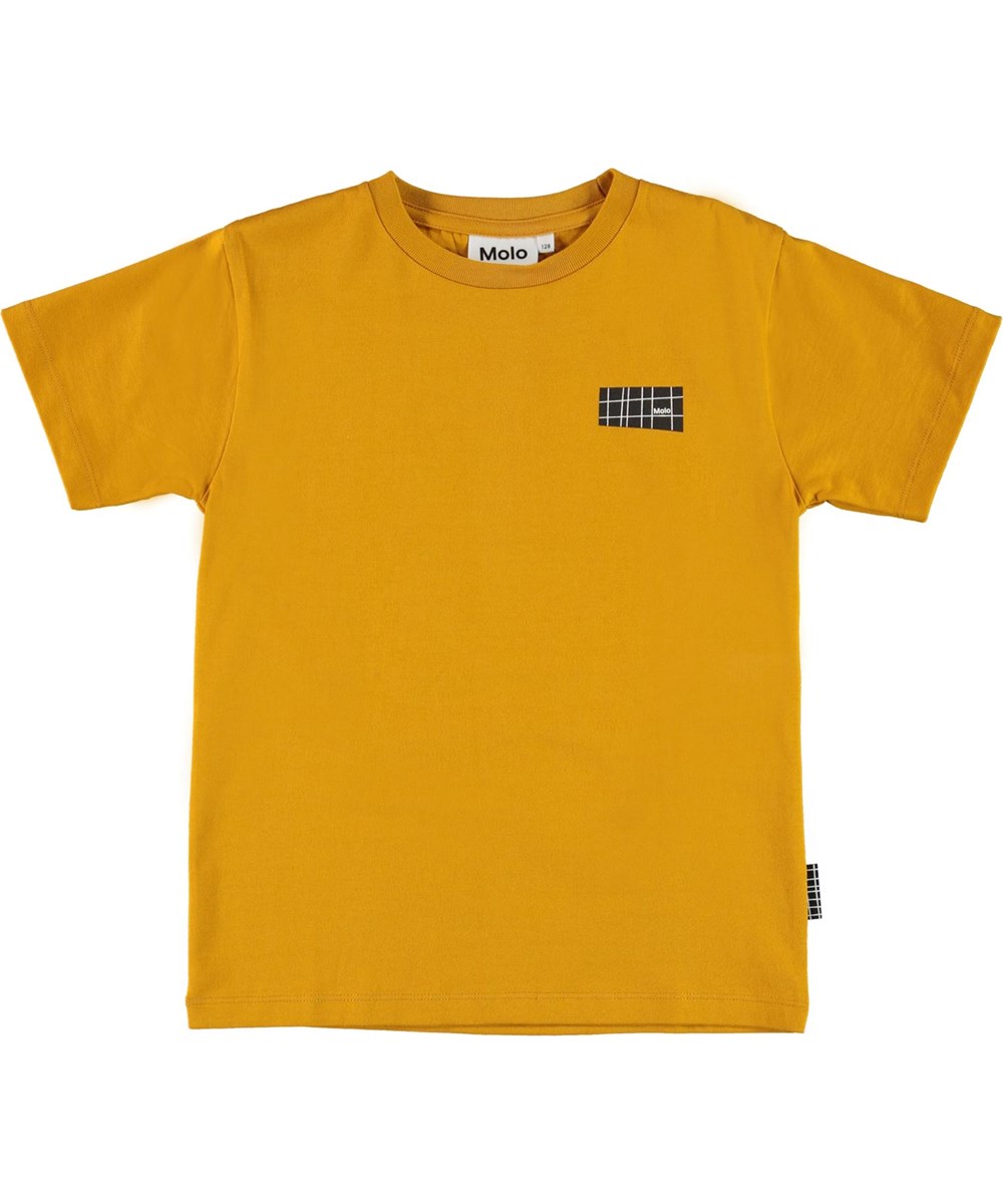 Rasmus - Honey - Ekologisk gul t-shirt