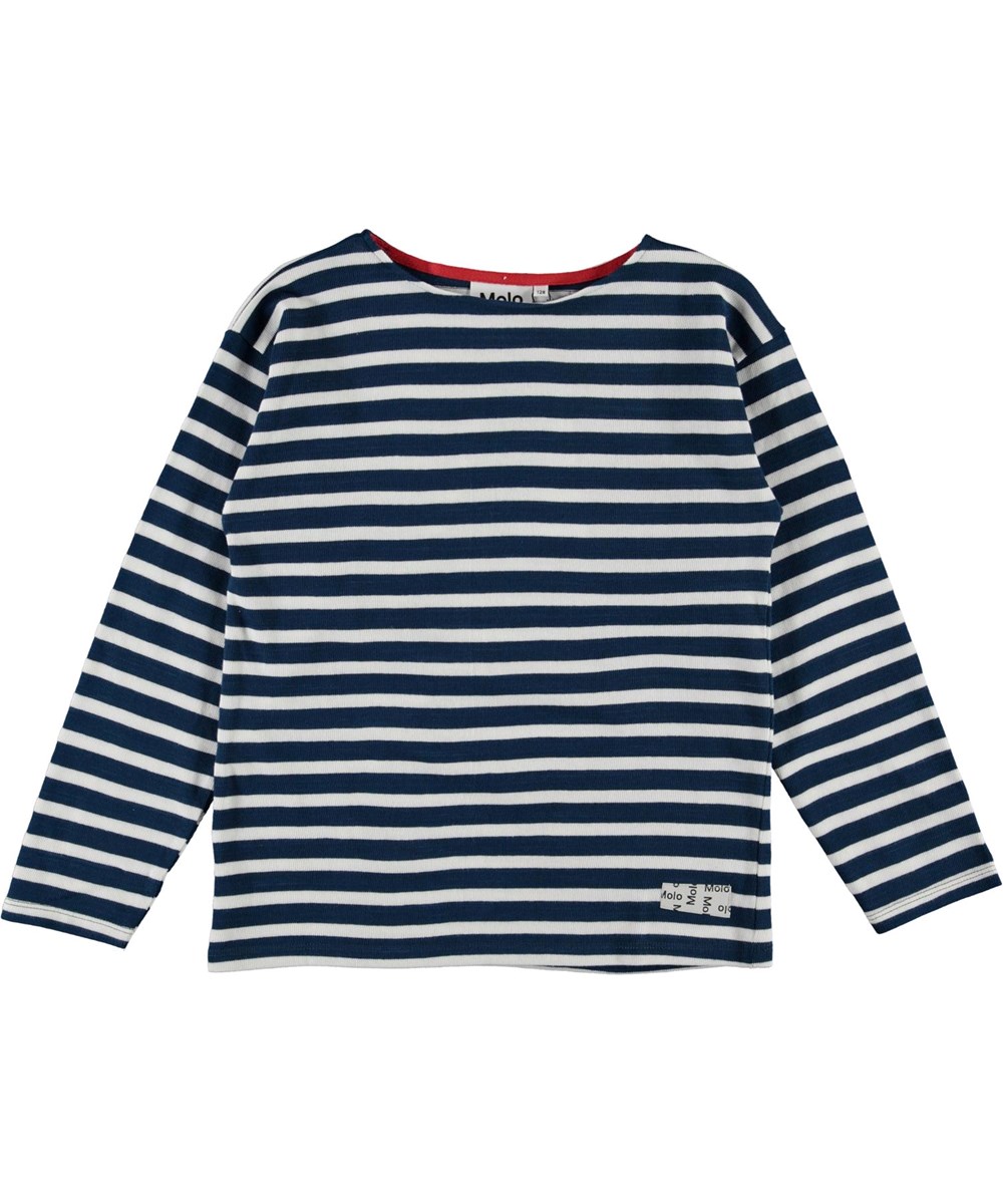 Rilder - Sea Breton - Ekologisk blå och vit randig tröja