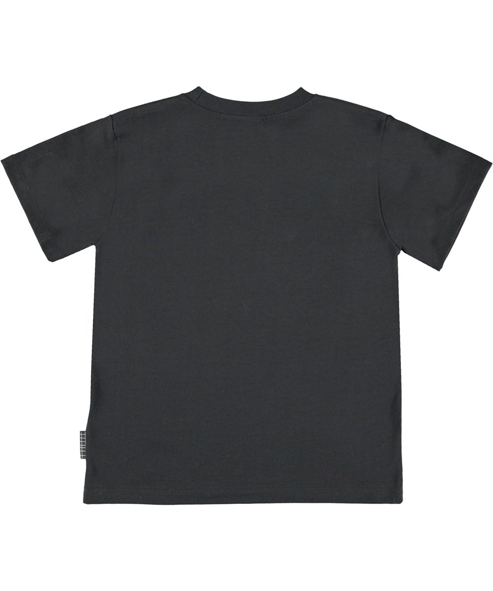 Riley - We Are Here - Ekologisk svart t-shirt med galaxen.