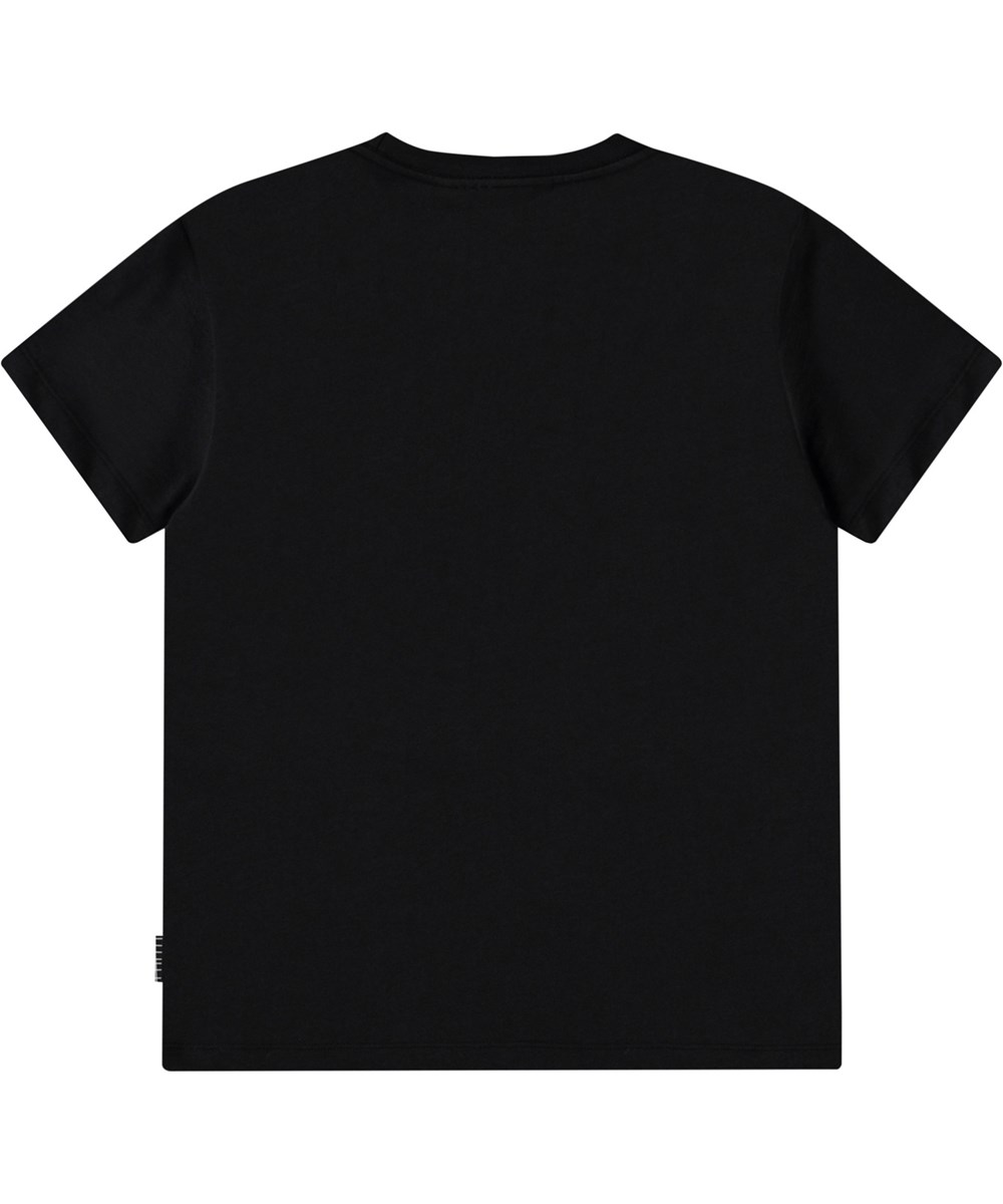 Riley - Airtime - T-shirt med tryck för barn i mjuk ekologisk bomull med korta ärmar och ribbad halsringning.