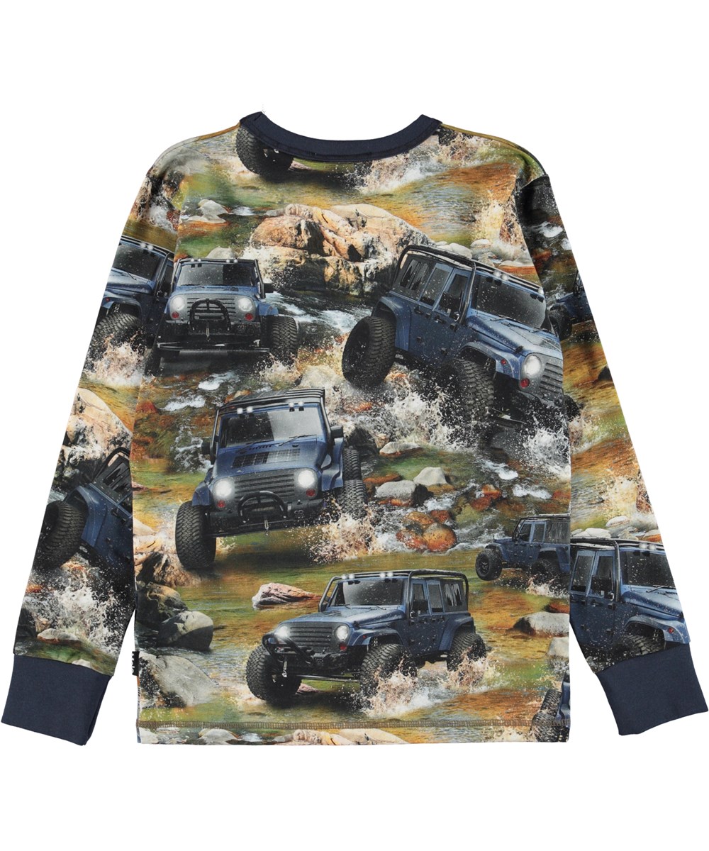 Rill - Jeeps - Ekologisk tröja med jeepar.