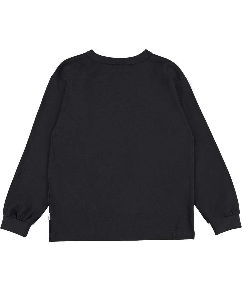 Rin - Melting Consoles - Svart långärmad t-shirt med konsoller.