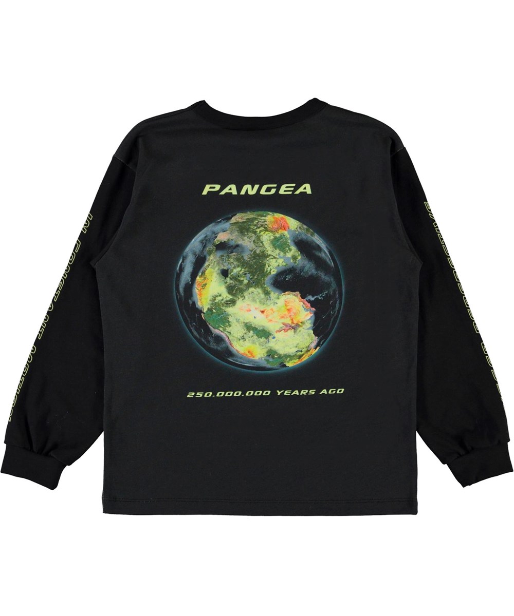 Rin - Neo Pangea - Svart tröja med jordklotet