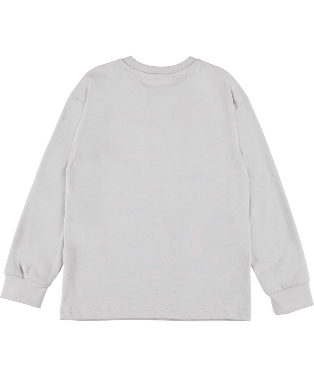 Risci - Antarctica - Vit sweatshirt med fotboll planeter.