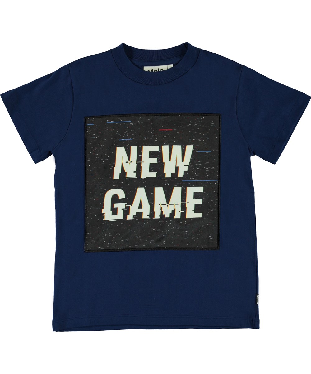 Road - New Game - Blå new game t-shirt