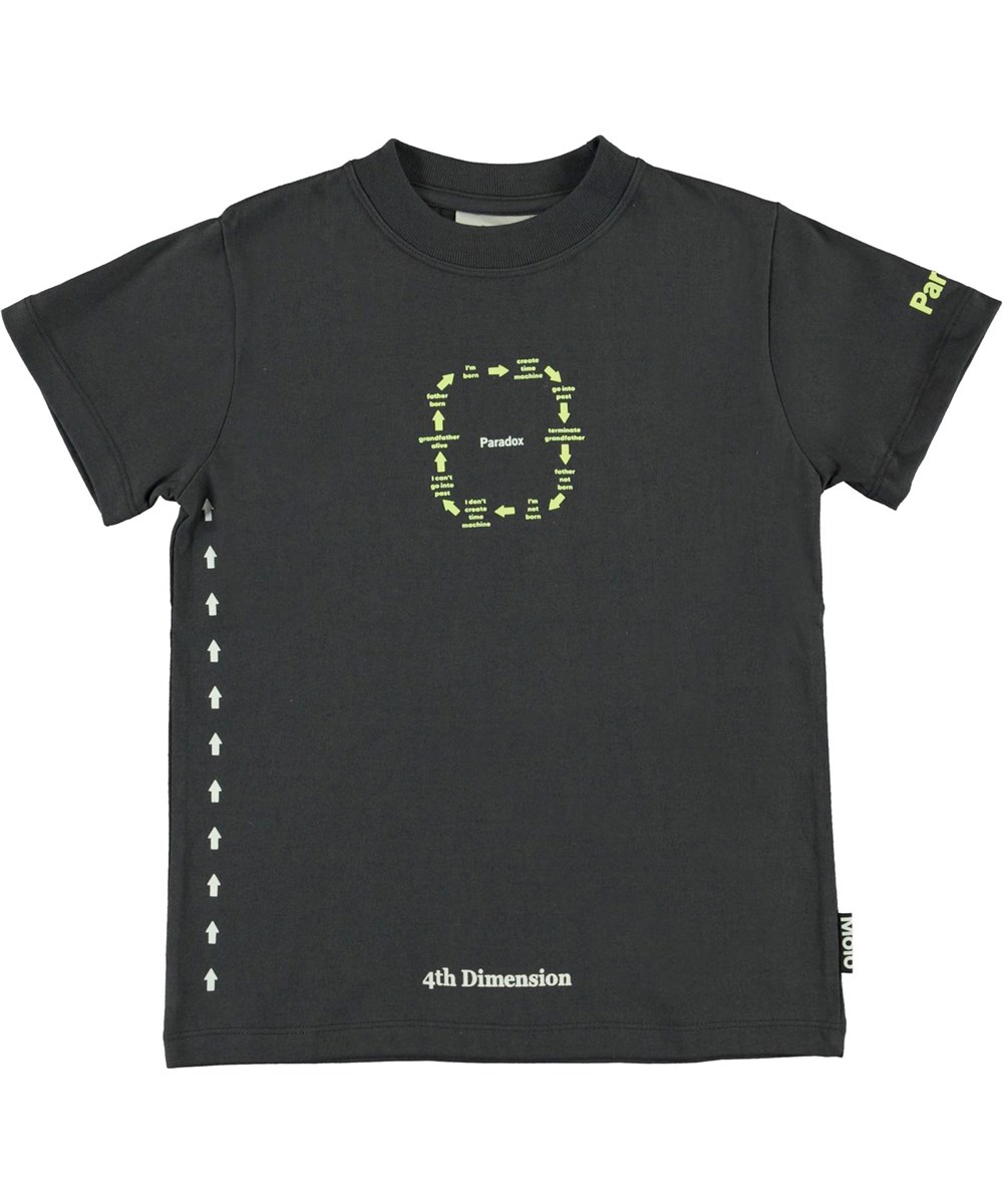 Road - Paradox - Svart grandfather paradox t-shirt