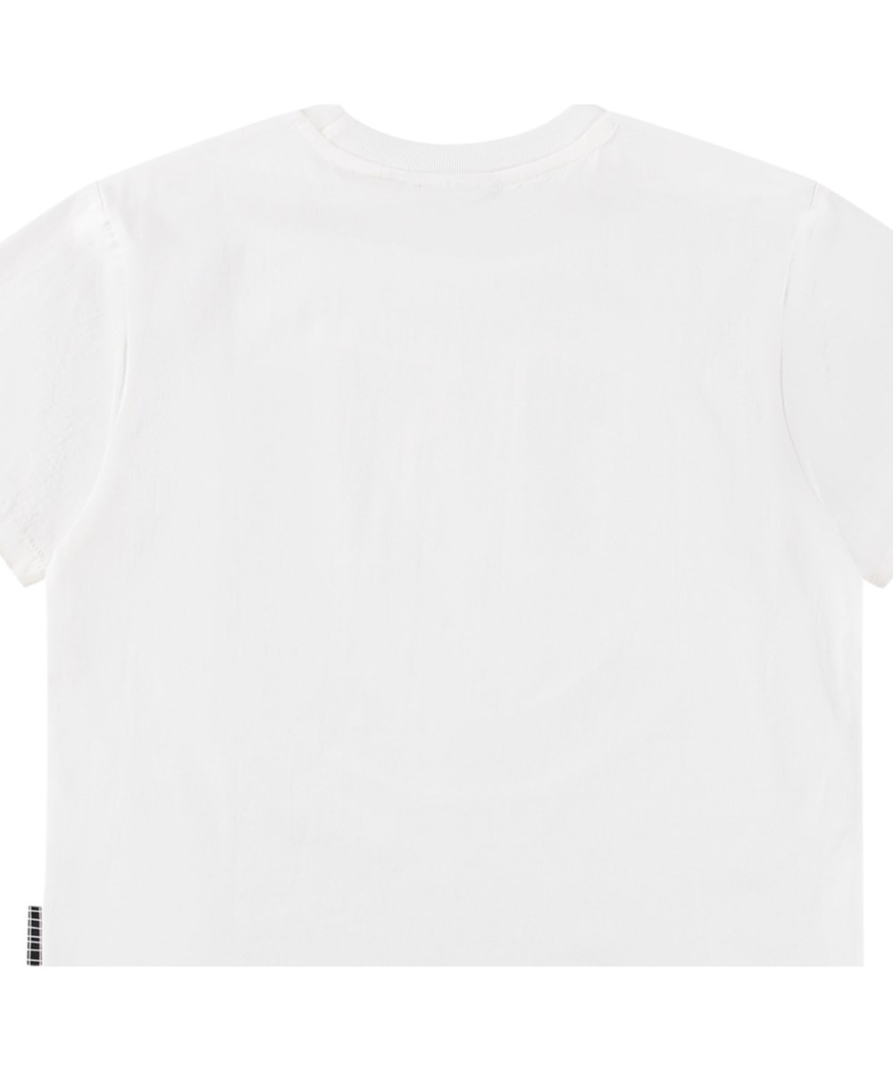 Rodney - Daylight White - Vit T-shirt för barn i ekologisk bomull