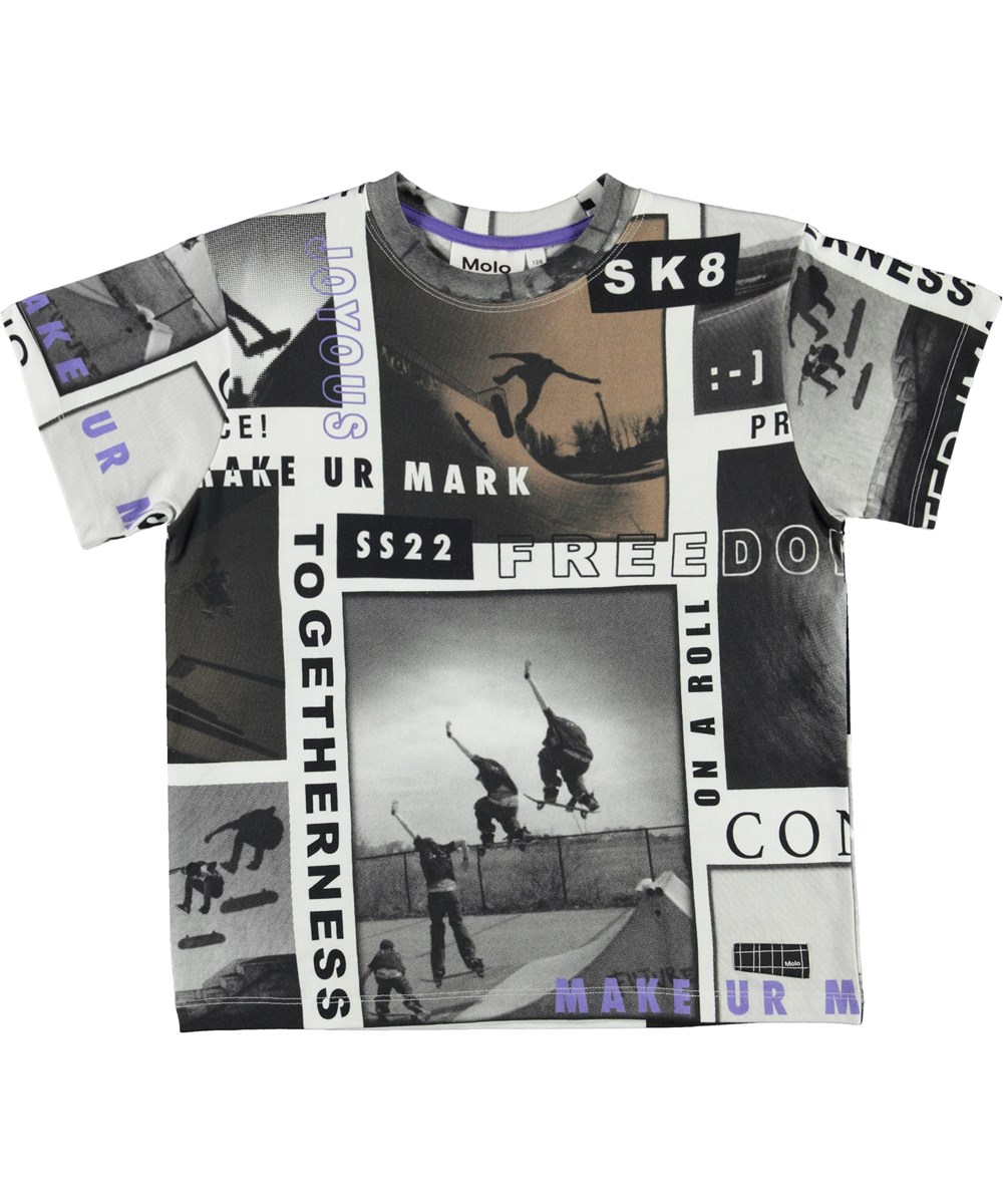 Rodney - SK8 - Oversize T-shirt med skate mönster.