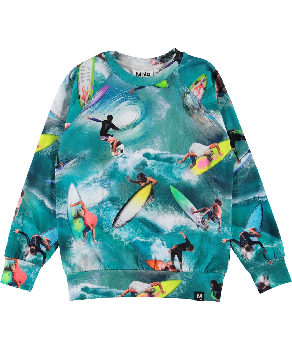 Romeo - Surf - Blus med surfar tryck.