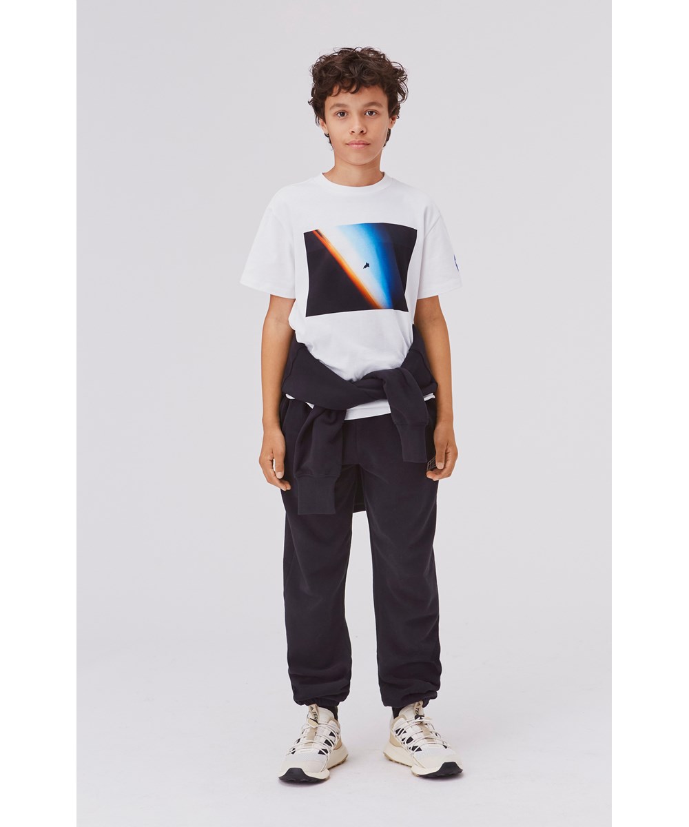 Roxo - Endeavour - Ekologisk vit nasa t-shirt.