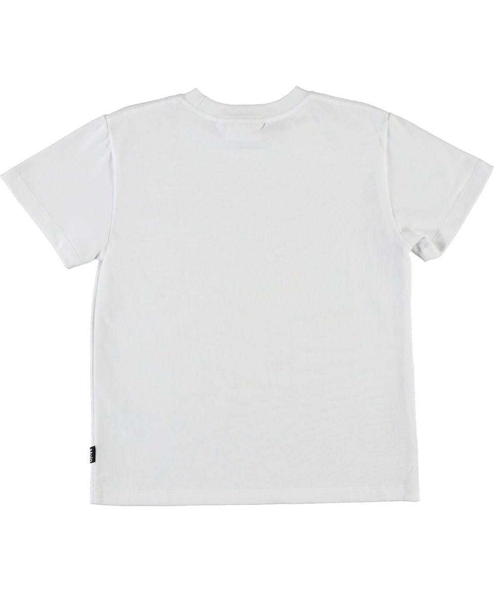 Roxo - Sunshine - Ekologisk vit t-shirt med sol