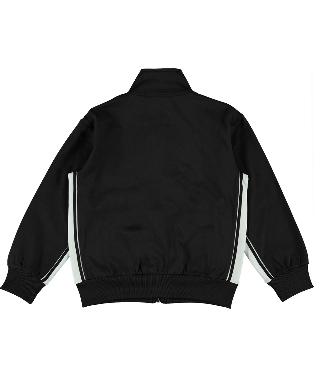 Maboc - Black - Svart track jacka med vita detaljer