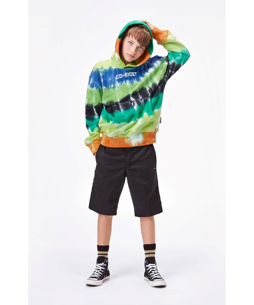 Matt - Tie Dye - Batikfärgad co-exist hoodie
