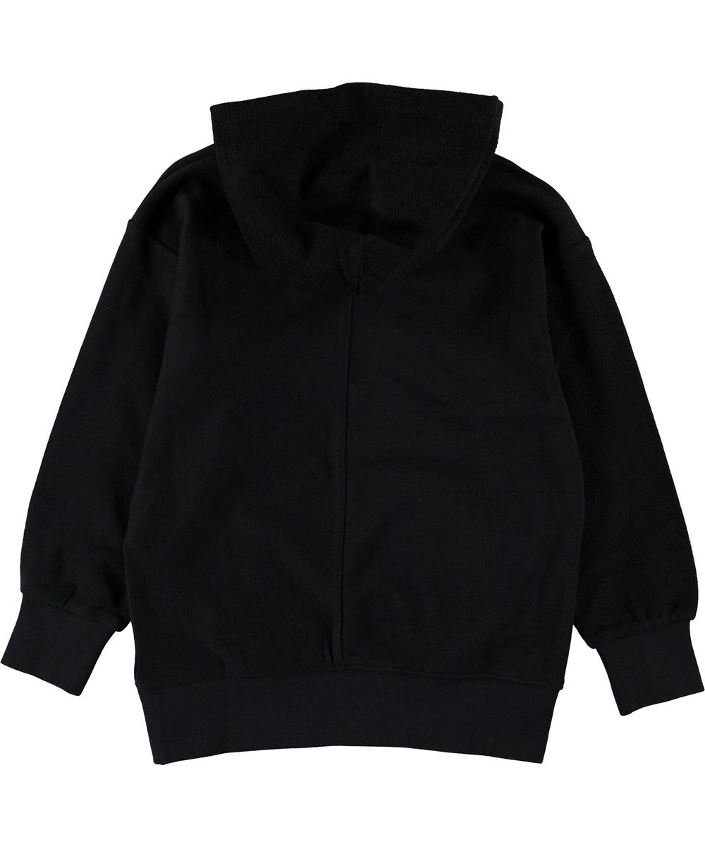 Meqo - Black - Svart huvtröja.