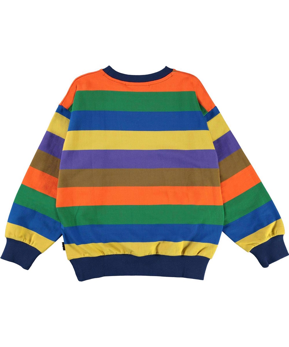 Mexon - Multi Stripe - Multifärgad randig sweatshirt.