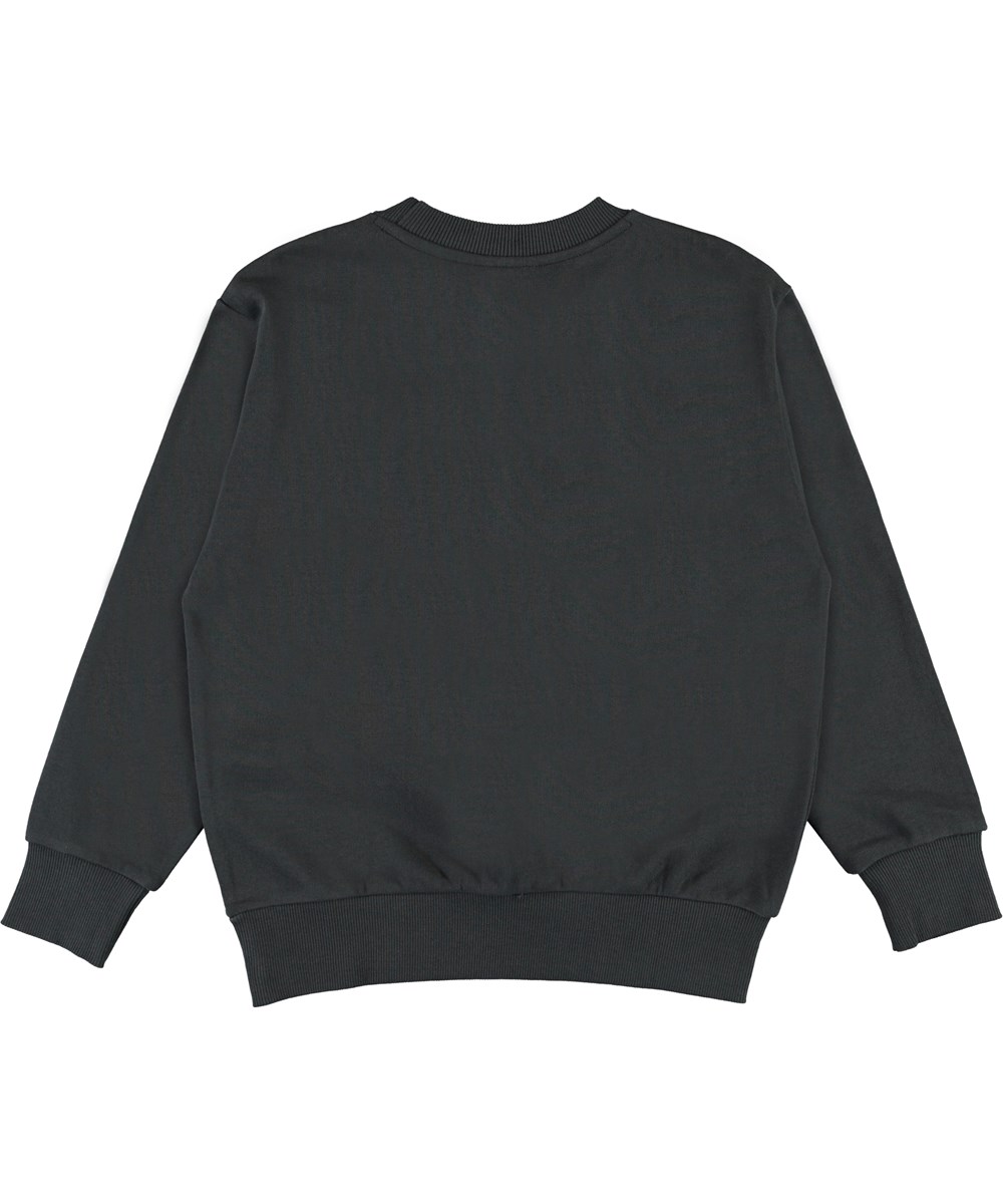 Mik - New Game - Ekologisk svart sweatshirt med new game