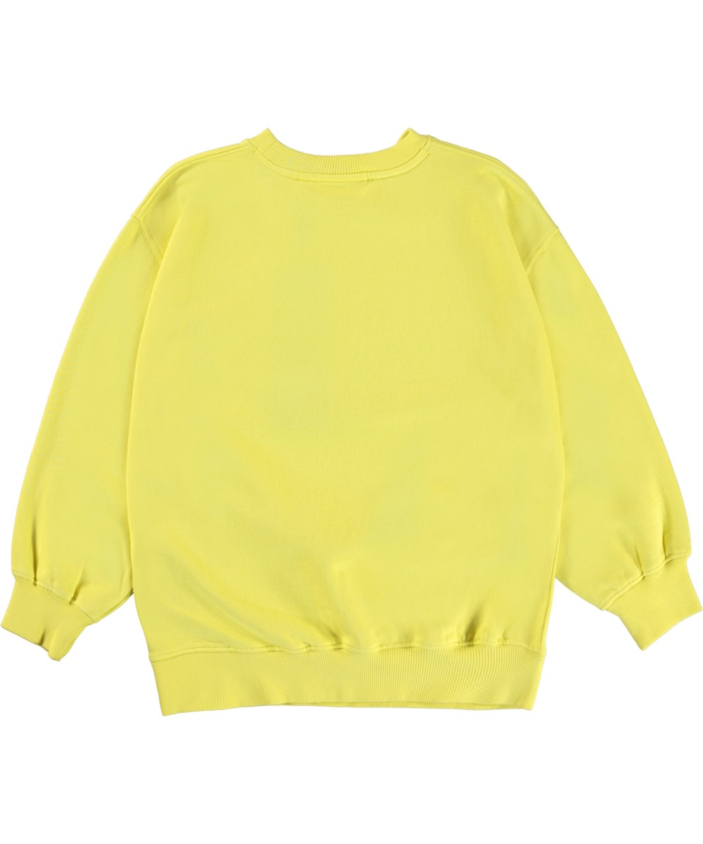 Monti - SK8 B-W - Grå sweatshirt med SK8 mönster.