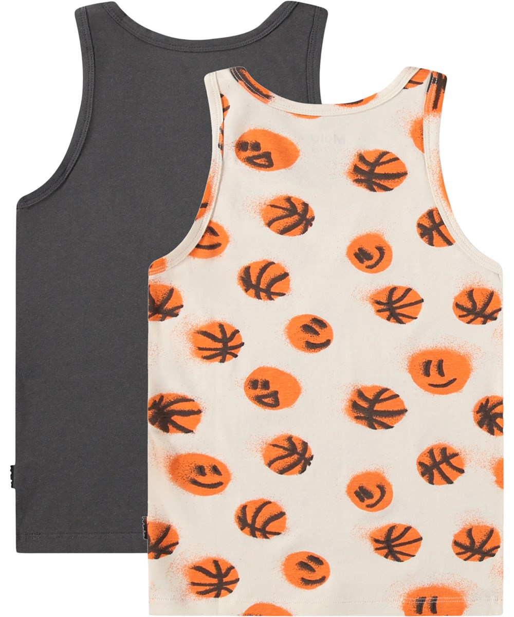 Jayden 2-pack - Raven Basketballs - 2-pack linnen för barn i mjuk, ekologisk bomull med mönster