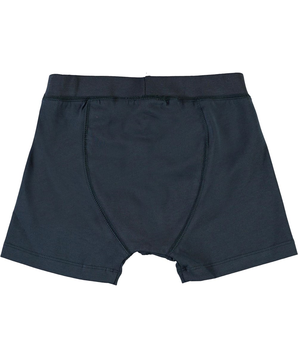 Jon - Summer Night - Mörkblåa ekologiska boxers